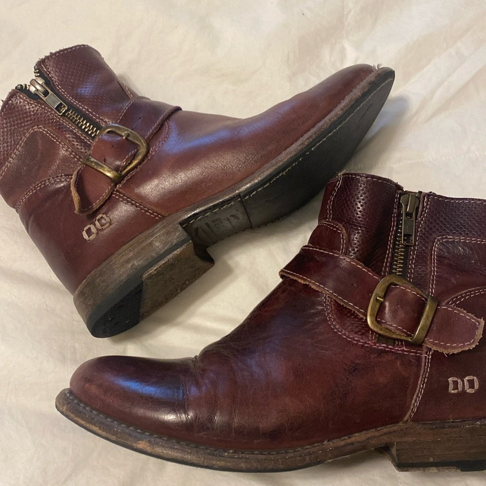 Bed Stu booties -Burgandy